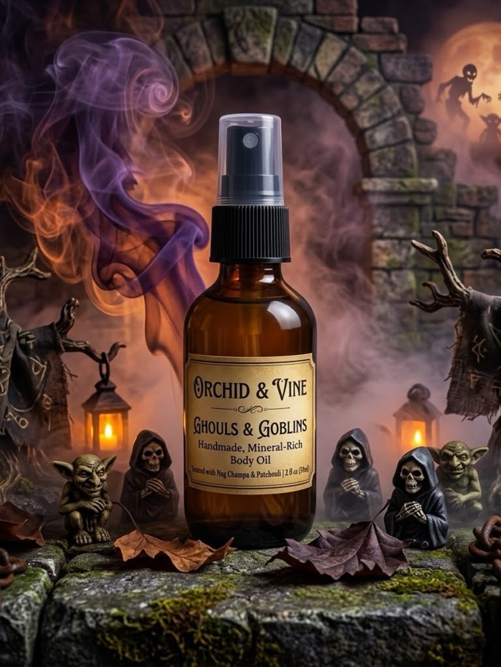 Orchid & Vine Ghouls & Goblins Dry Body & Hair Oil Skincare Beauty Care